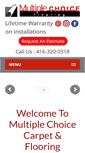 Mobile Screenshot of multiplechoiceflooring.com